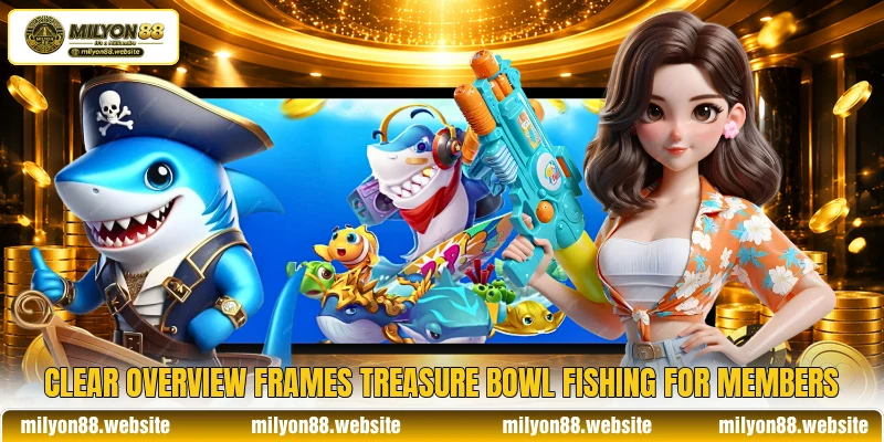 Clear overview frames Treasure Bowl Fishing for members