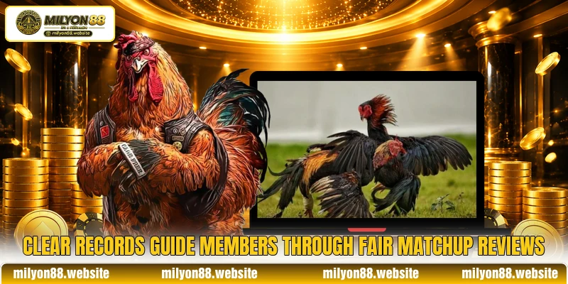 Clear records guide members through fair matchup reviews