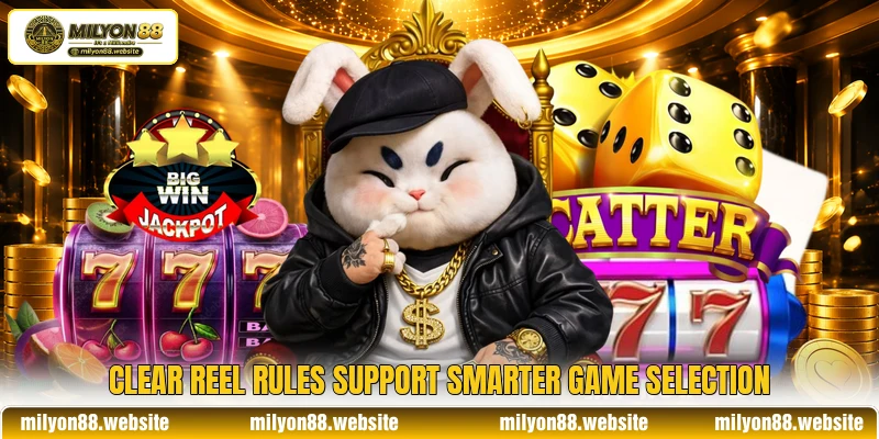 Clear reel rules support smarter game selection