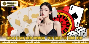 Dragon Tiger Bonus Diamond - Pick Cards For Extra Wins
