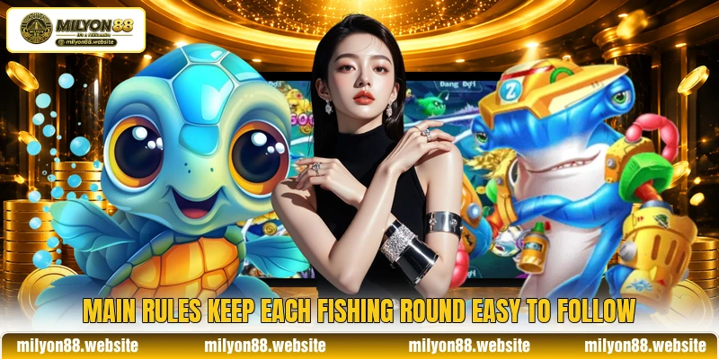 Main rules keep each fishing round easy to follow
