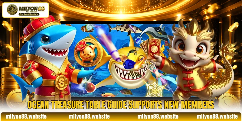 Ocean Treasure table guide supports new members Ocean Treasure table guide supports new members