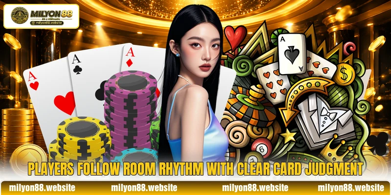 Players follow room rhythm with clear card judgment Players follow room rhythm with clear card judgment