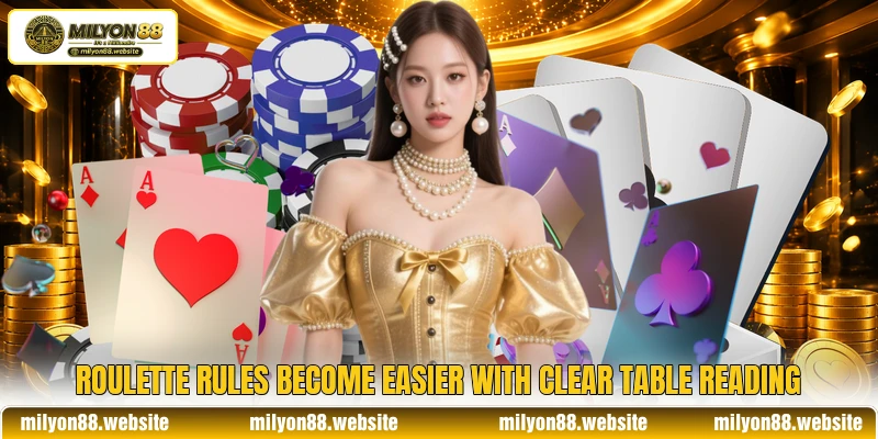 Roulette rules become easier with clear table reading