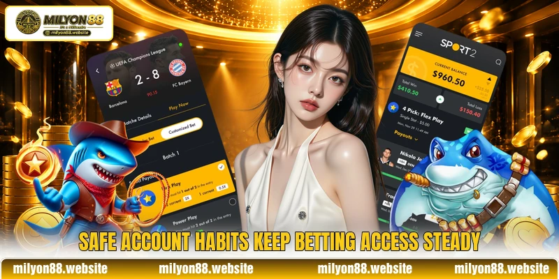 Safe account habits keep betting access steady