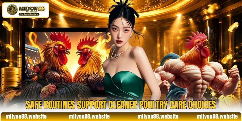 Safe routines support cleaner poultry care choices