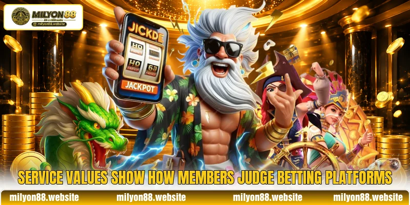 Service values show how members judge betting platforms