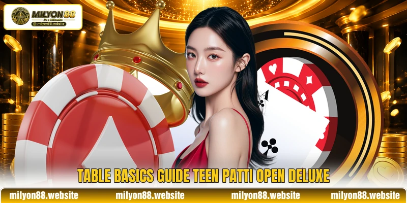 Table basics guide Teen Patti Open Deluxe